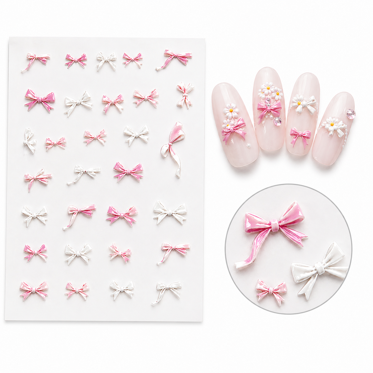 Stickers nail art 5D fiocchi