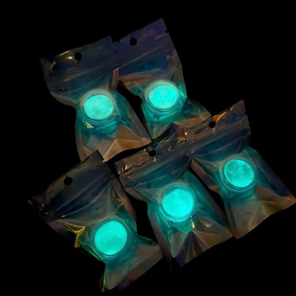 polvere GLOW verde boreale (che si illumina al buio)