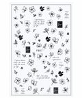 Stickers nail art 3D F807