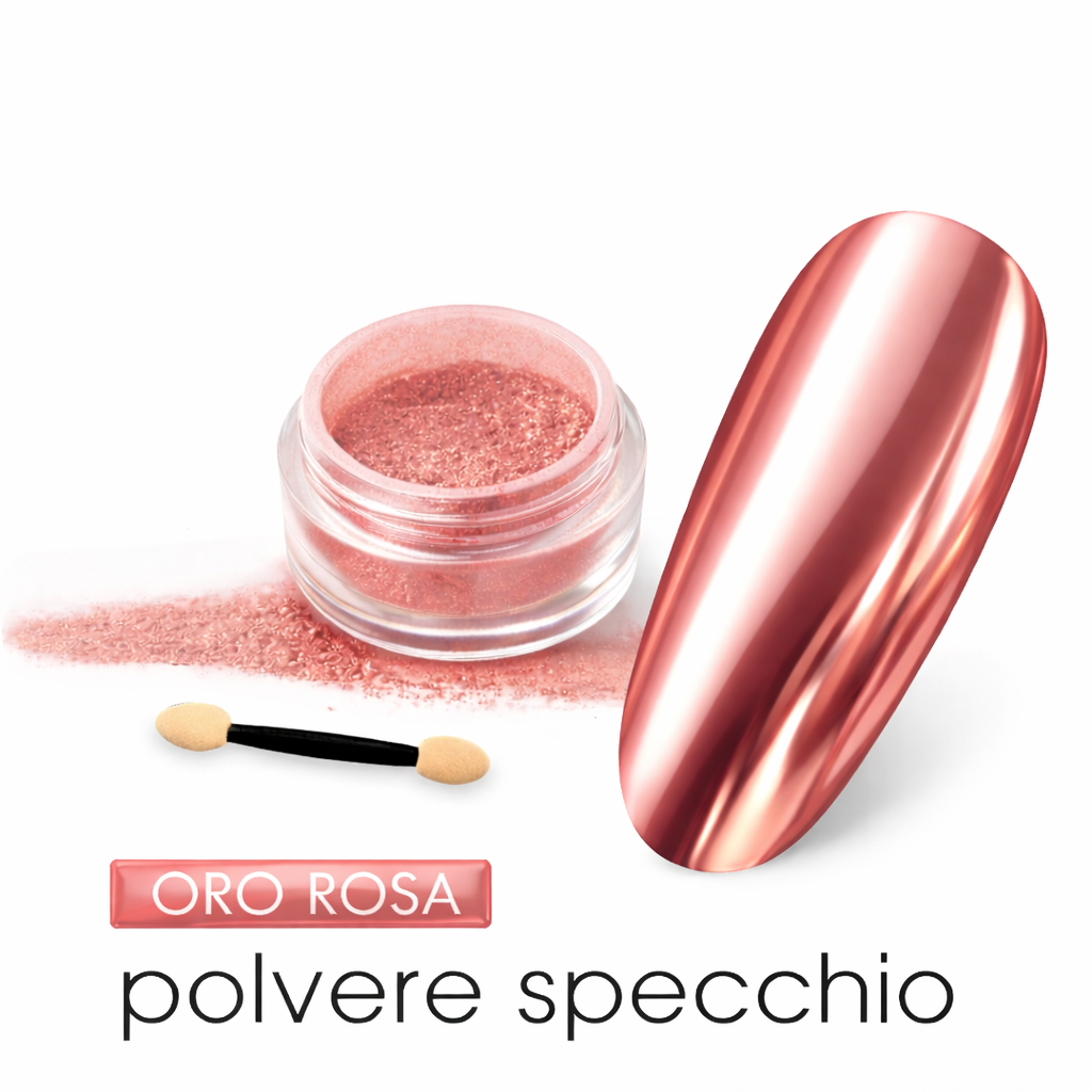 polvere specchio oro rosa (alta qualità)