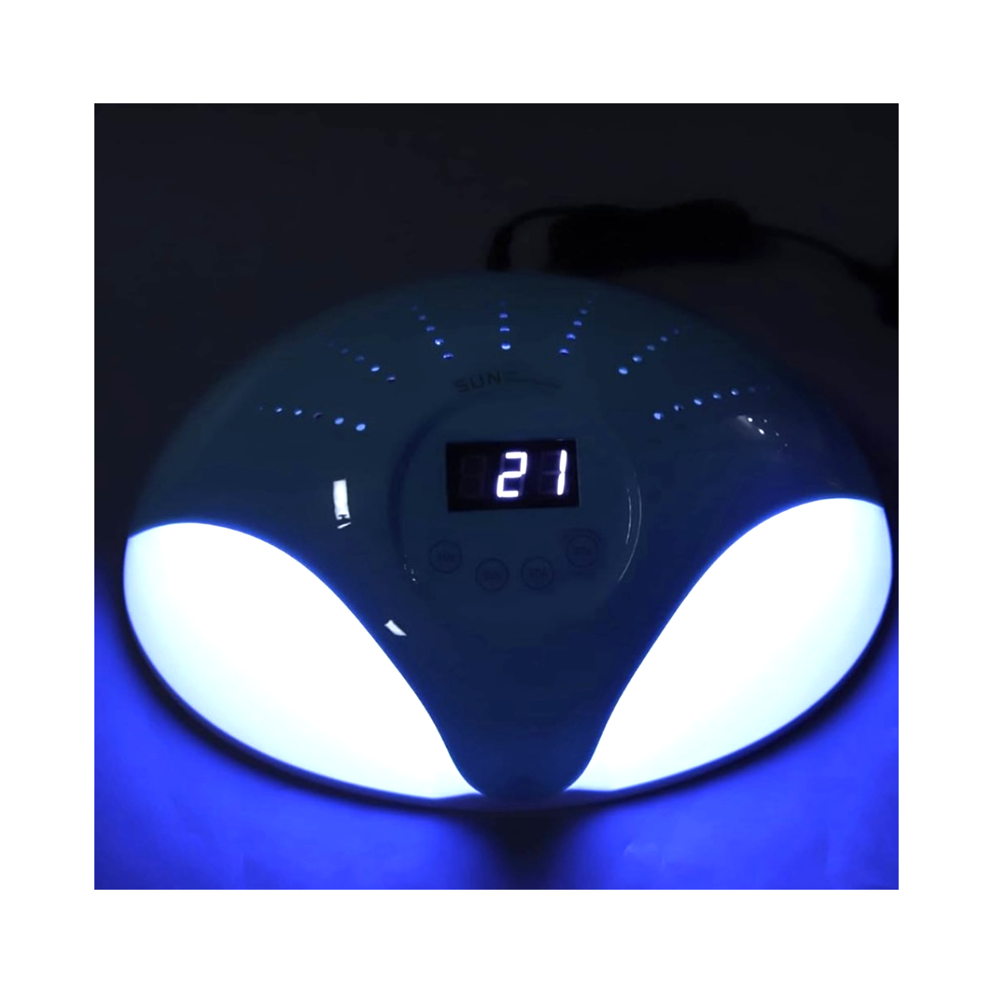 Lampada LED/UV 72 watt 2 mani