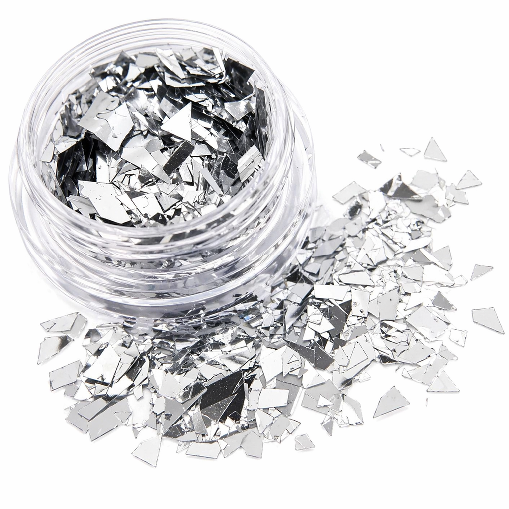 scaglie di foil silver