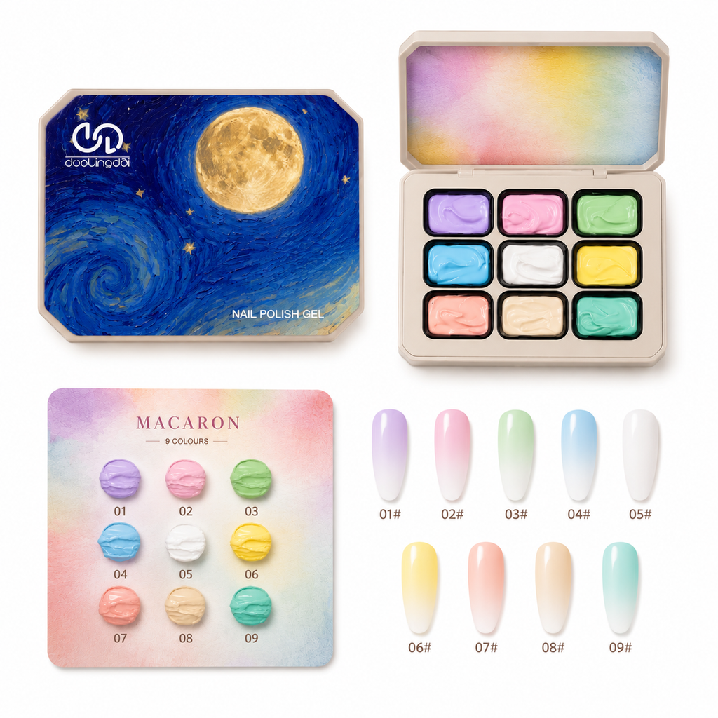 KIT PAINT GEL COLOR BOOMY MACARON