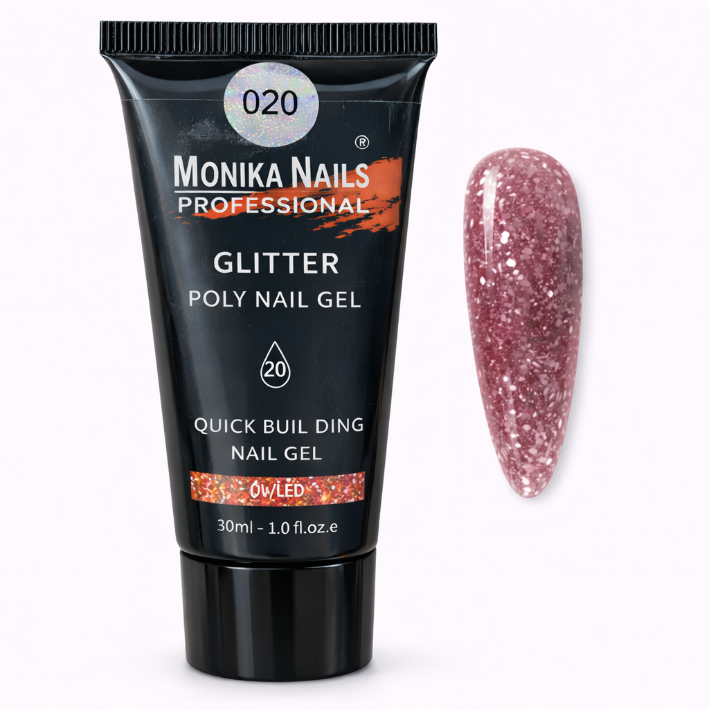 POLYGEL GLITTER DA 30 GR N. 20