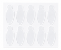 French Stickers in silicone per tip dual Form tonda