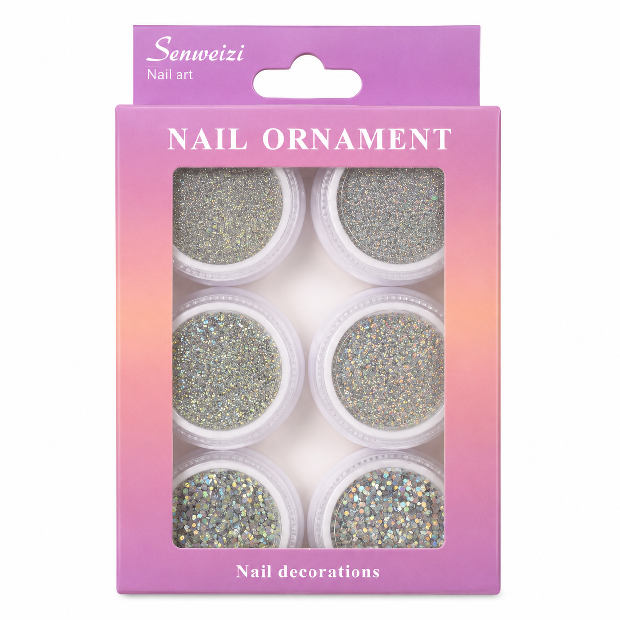 Silver Diamond Glitter Mix Collection