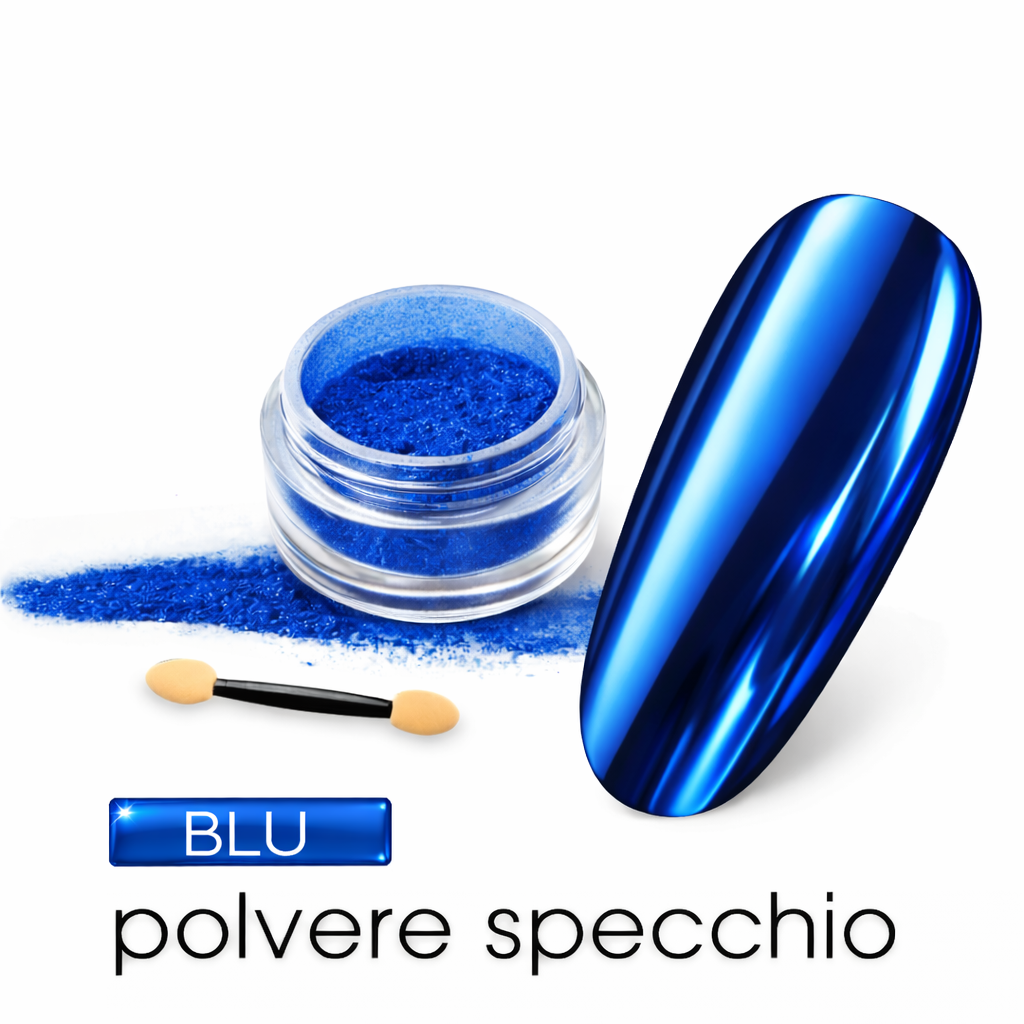 polvere specchio blu (alta qualità)