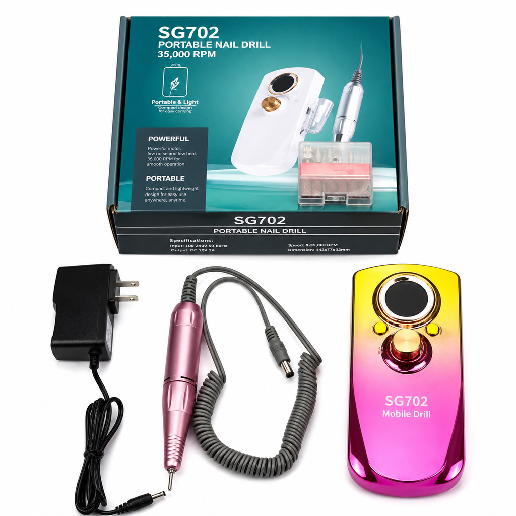 fresa portatile gradient multicolor cromo SG702