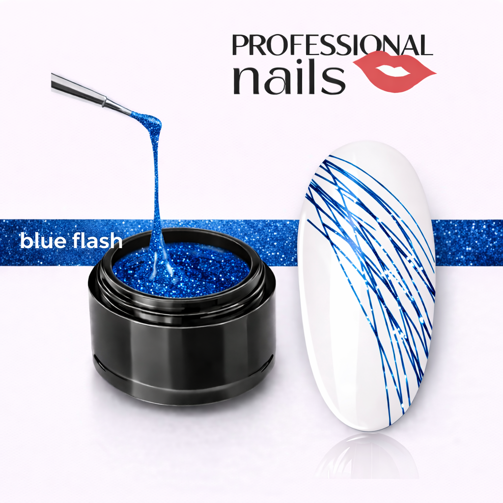 Gel spider blue flash