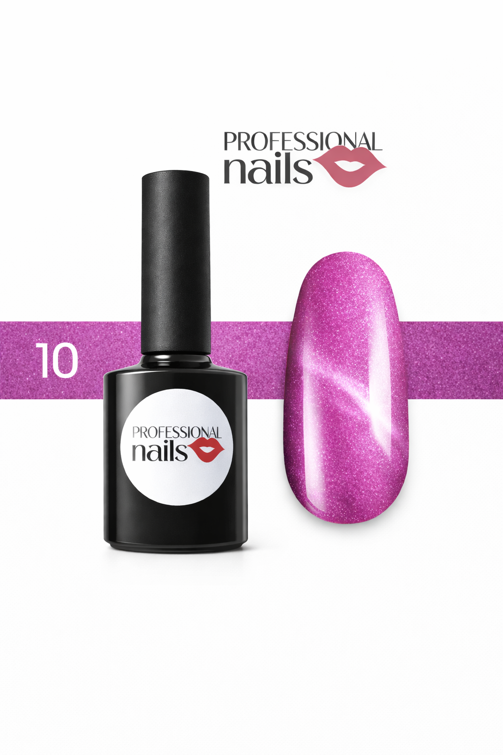 SEMIP. CAT EYES CRYSTAL N.10 MAGENTA
