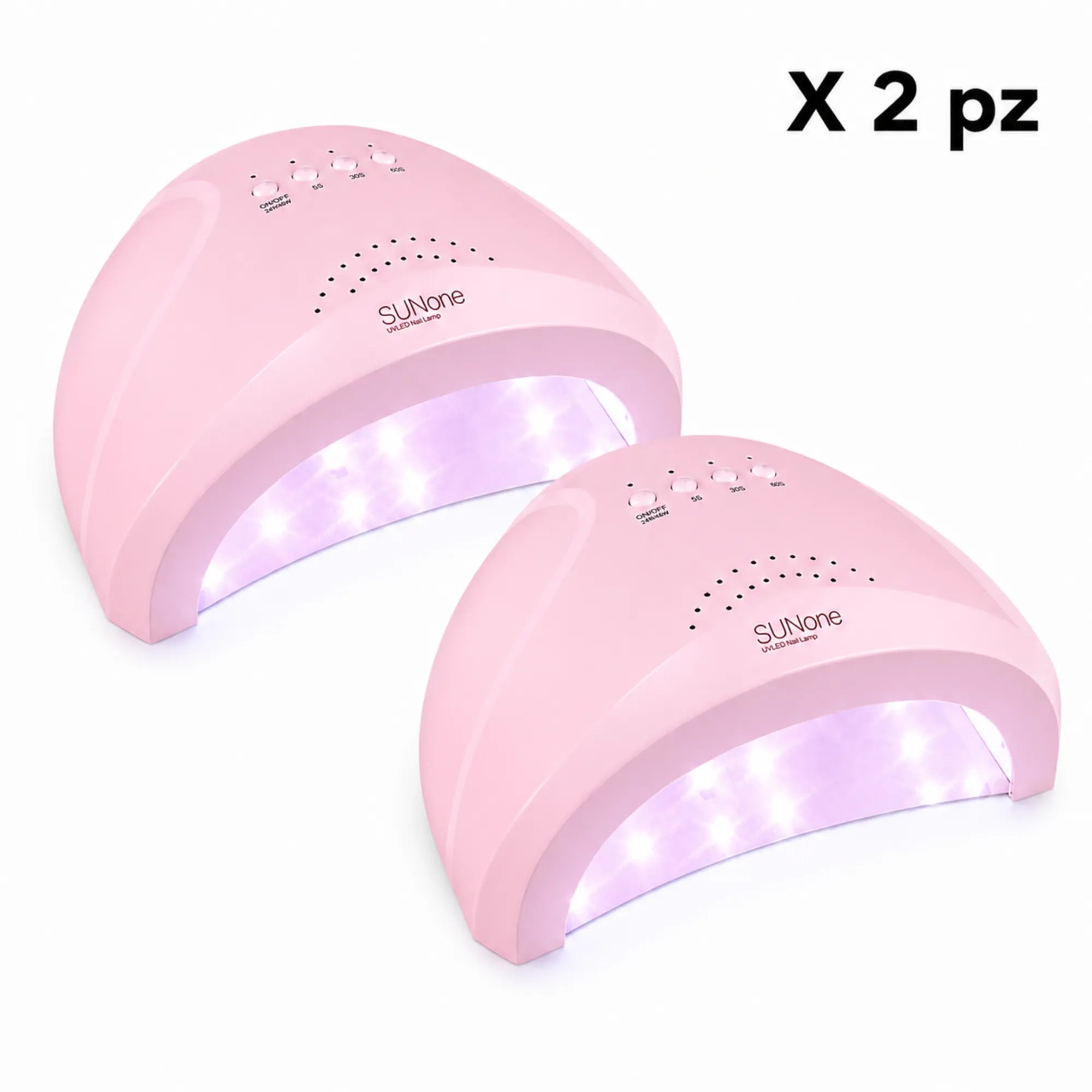 2 pz  Lampada Sun one