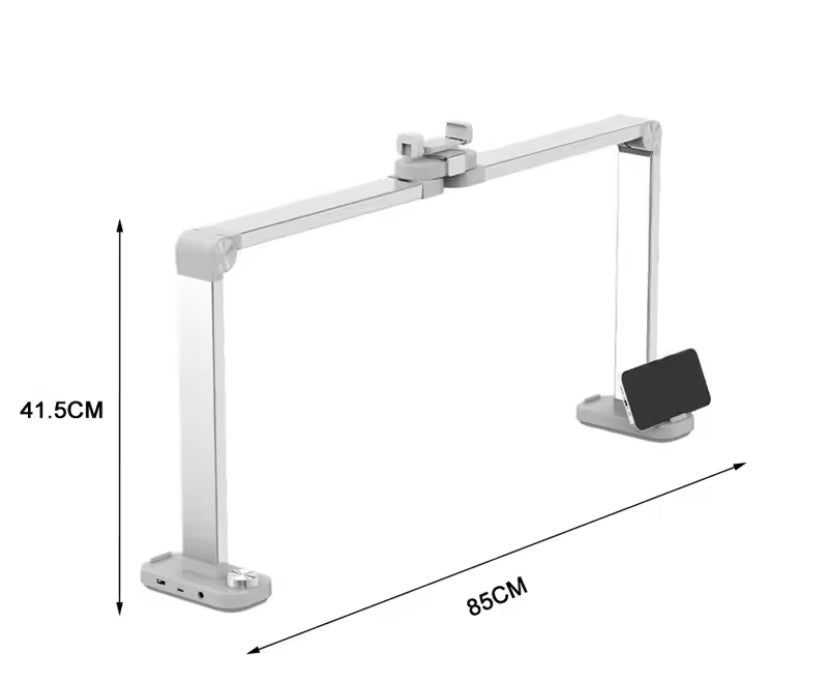 Lampada Da Tavolo Pieghevole Square (mod. F-800E) (alta qualità)