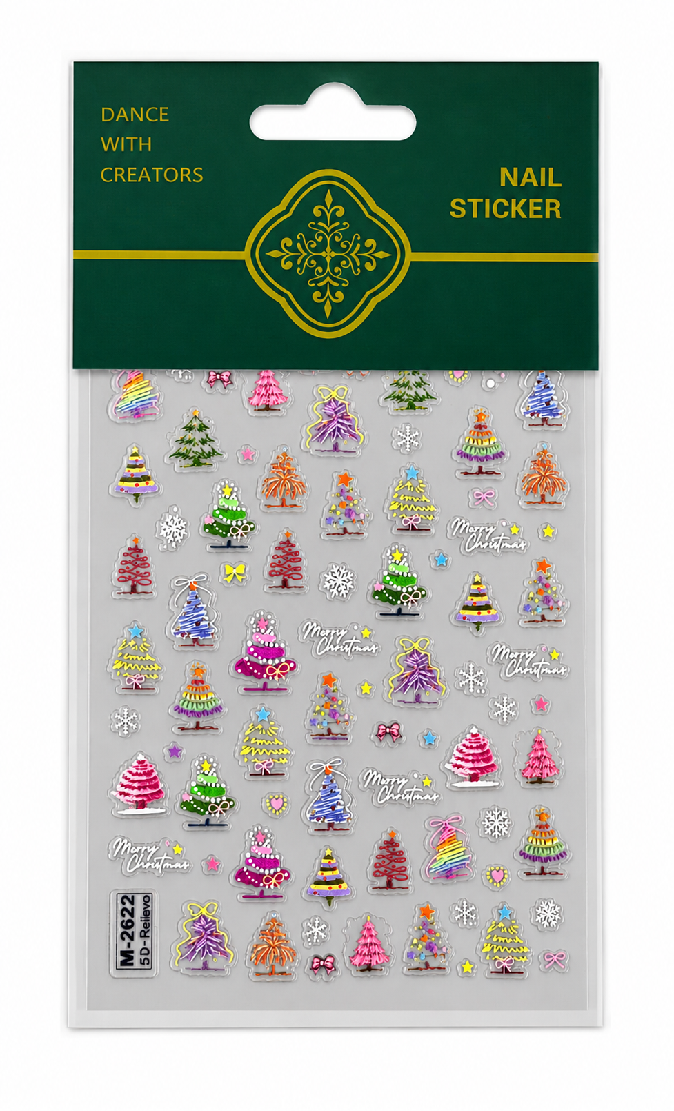 Stickers nail art natalizio 5D M-2622