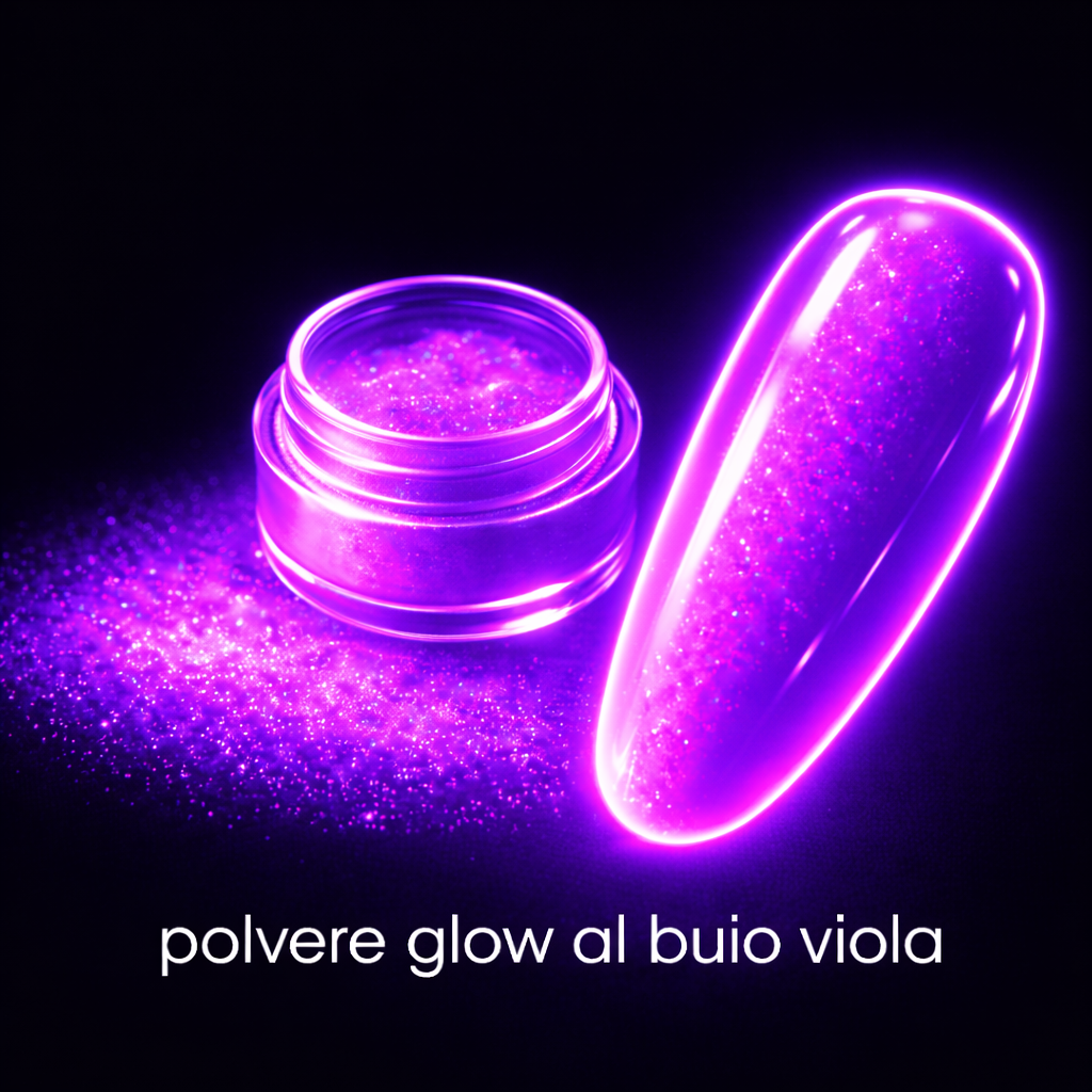 polvere GLOW viola (che si illumina al buio)