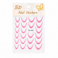 Stickers nail art french sfumato rosa