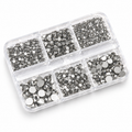 Box Swarovsky mix silver stone