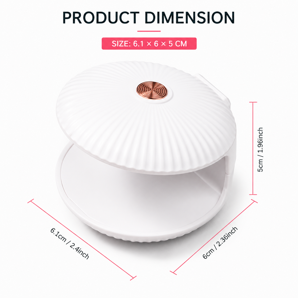 mini lampada led conchiglia