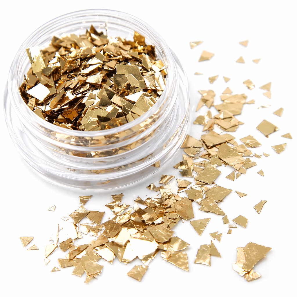 scaglie di foil gold