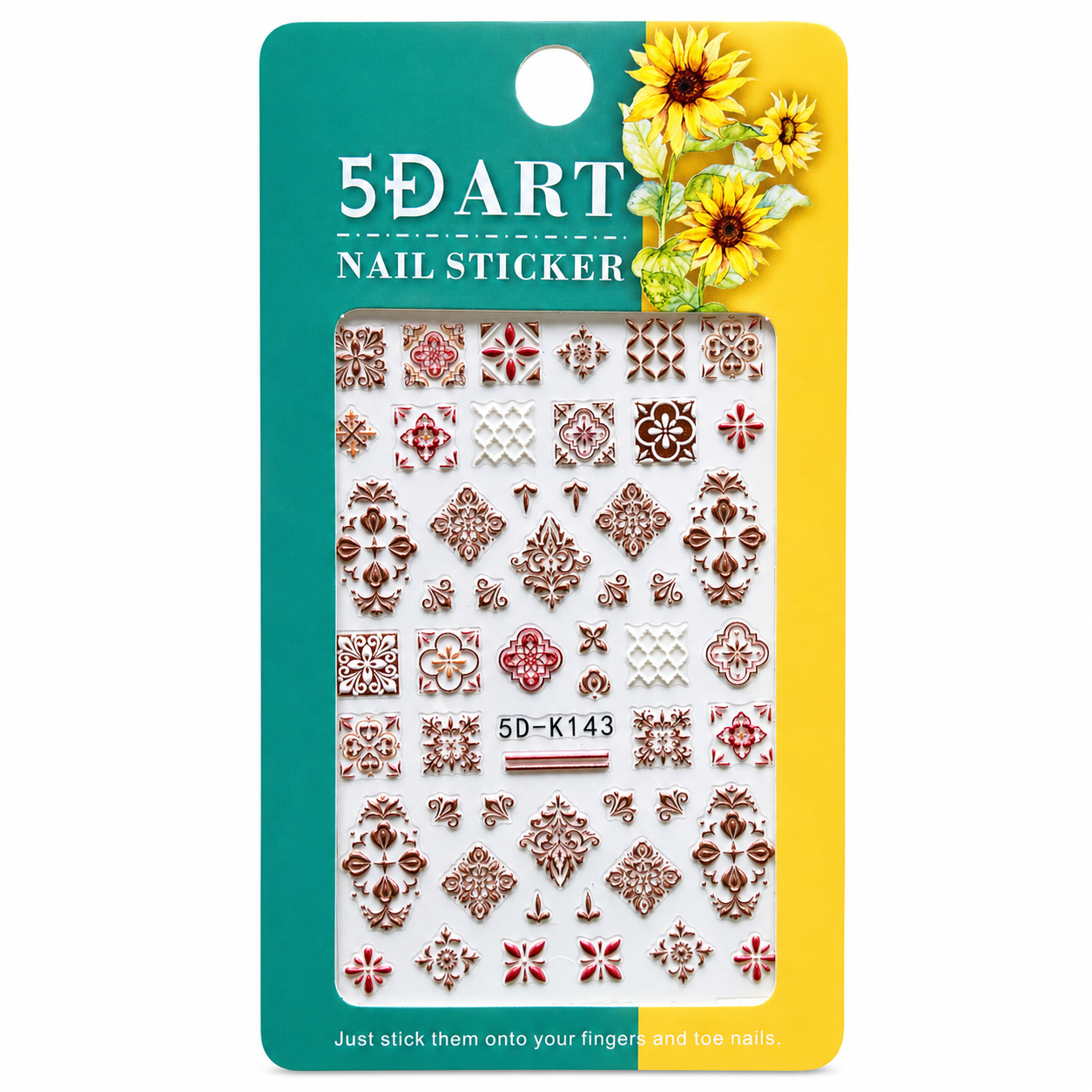 Stickers nail art 5D (k143)