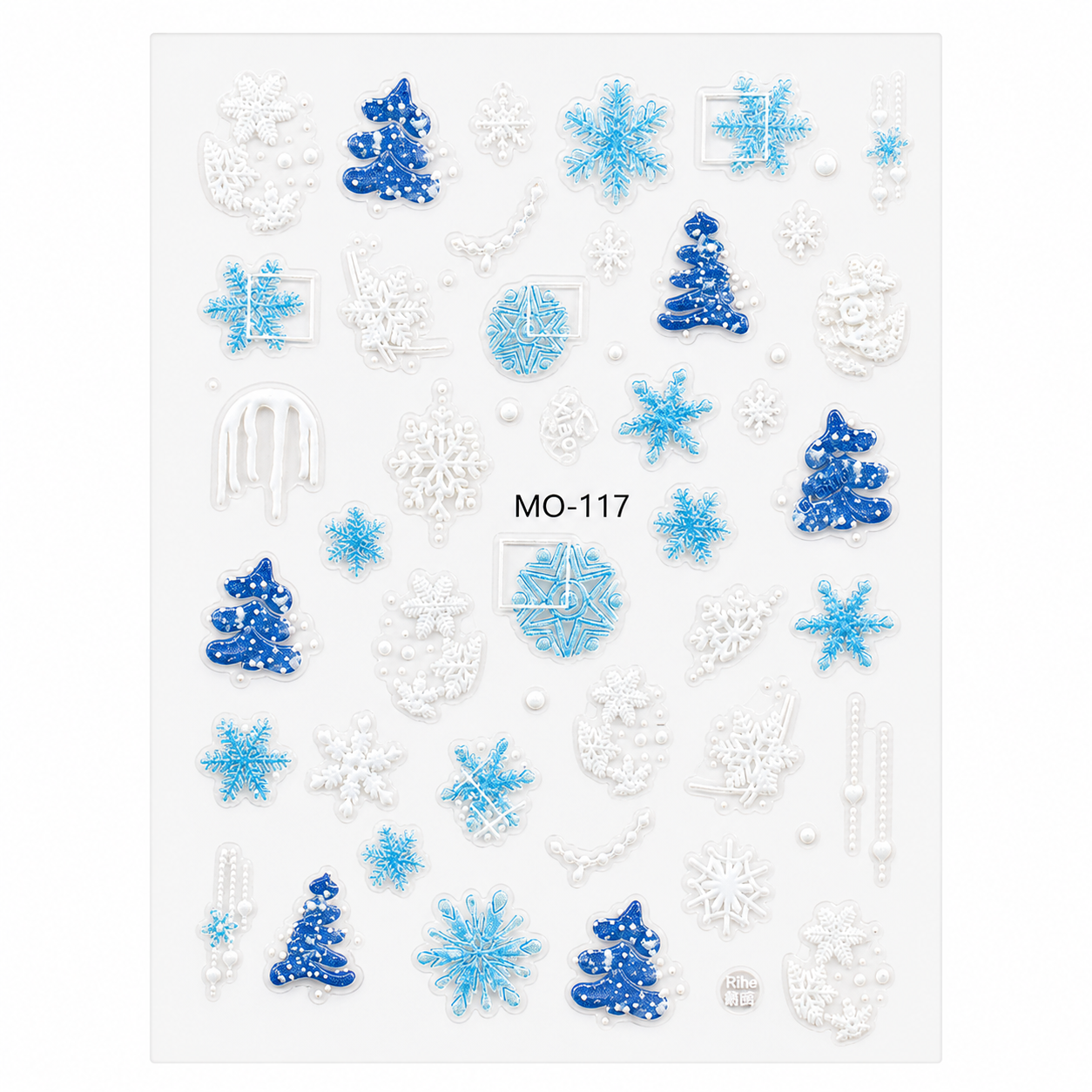 Stickers nail art 5D christmas MO-117