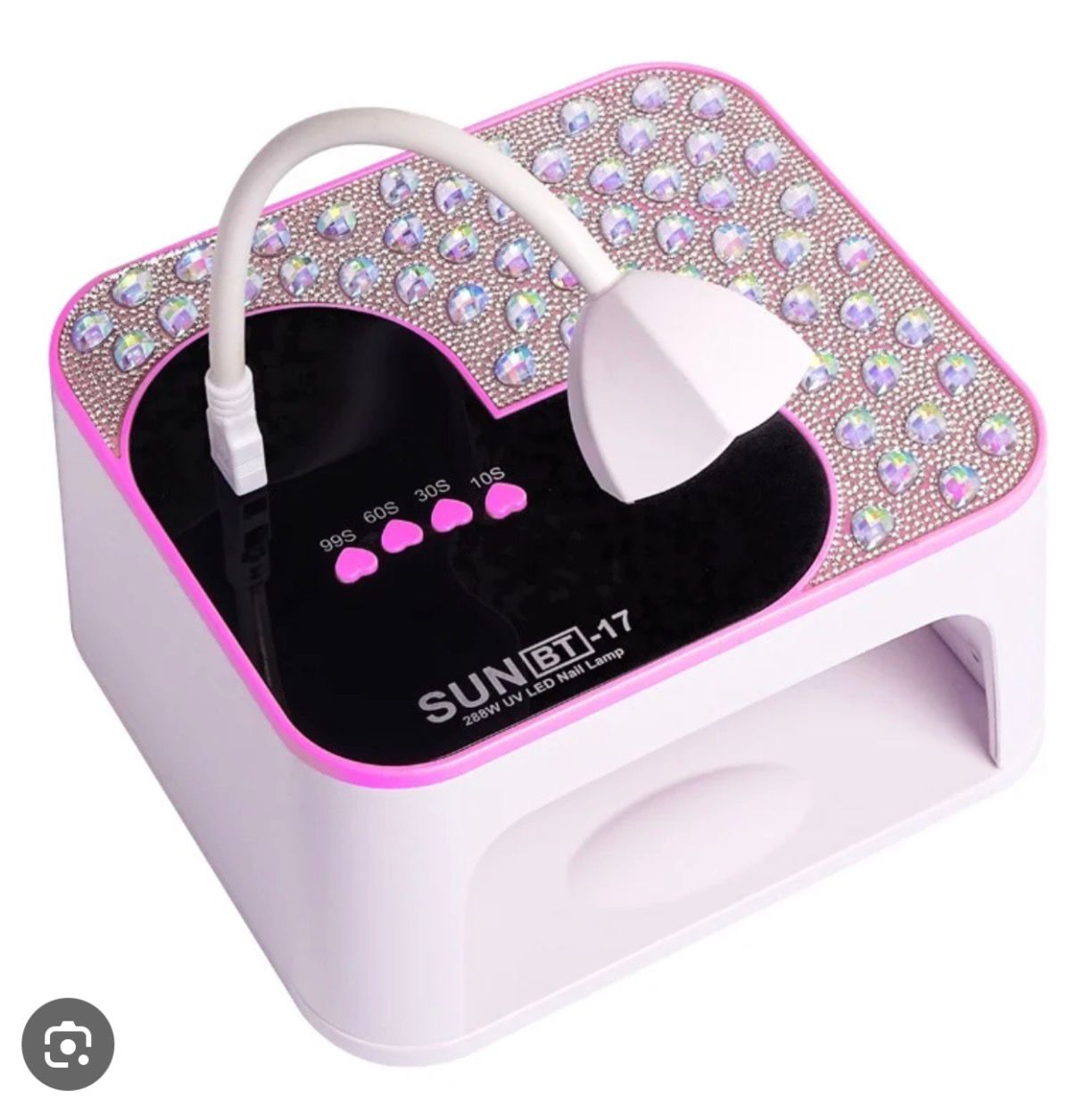 Lampada UV/LED 288W – 45 LED + Mini Torcia LED Inclusa BIANCA