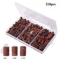 Box da 210 cilindri abrasivi mix per fresa