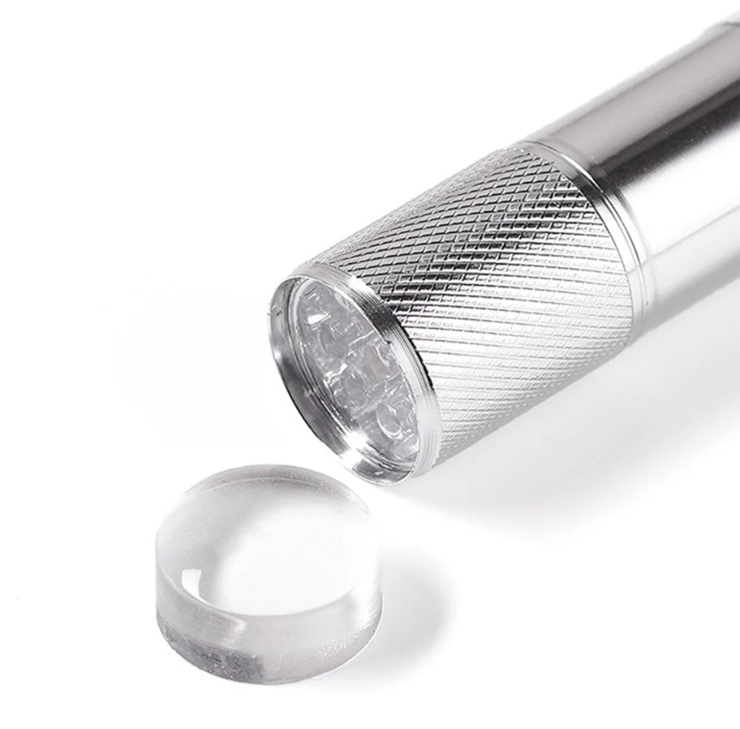 Mini torcia led con gommino in silicone
