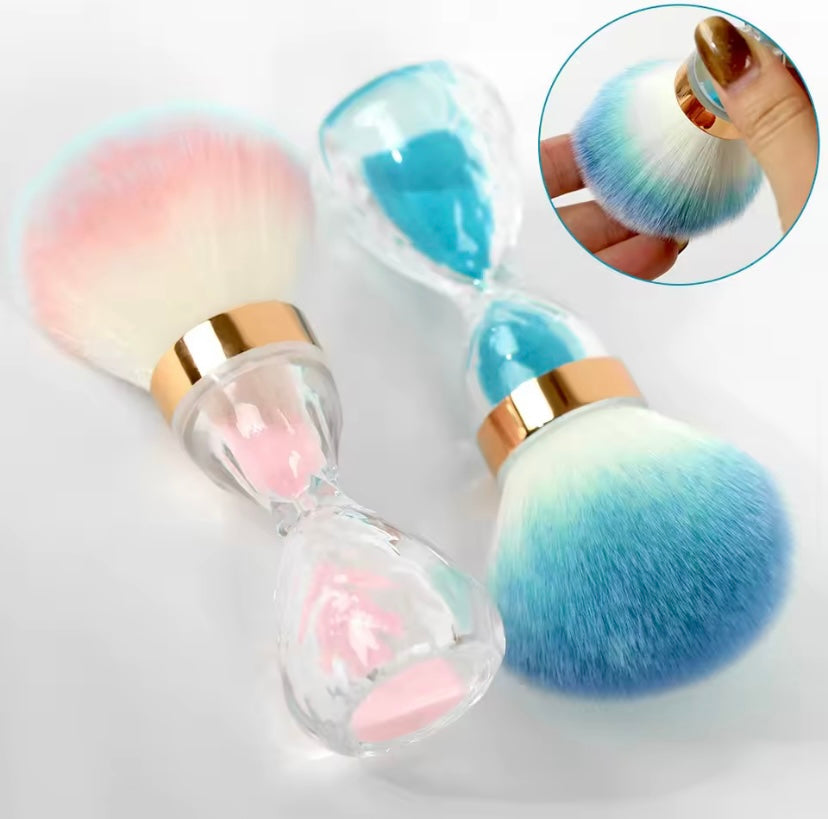 pennello clessidra per polveri di limatura (con custodia)