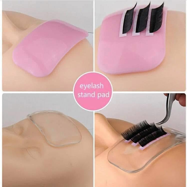 lastrica in silicone per appoggiare  le extesion ciglia