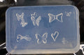 stencil in silicone per decorazioni 3D mix