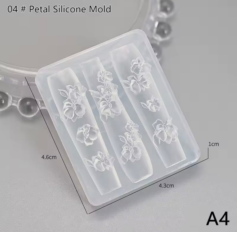 stencil in silicone per decorazioni 3D A4