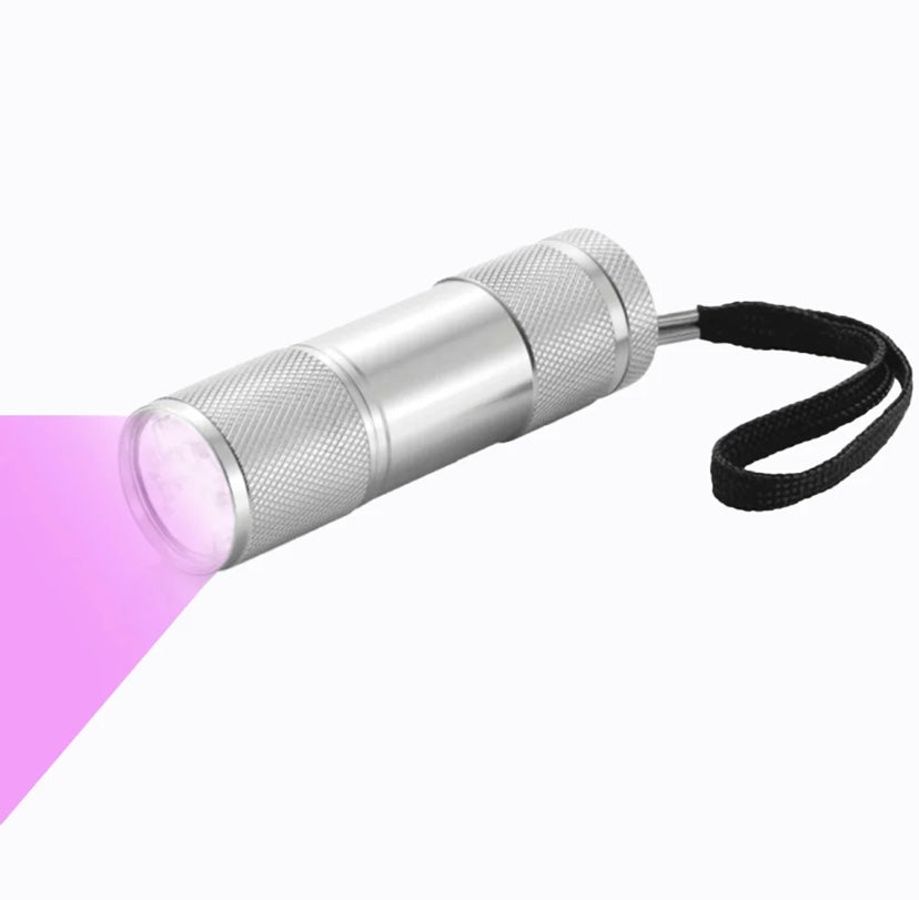 Mini torcia led con gommino in silicone