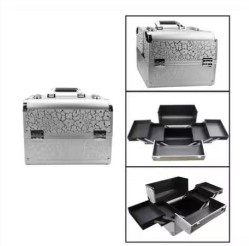 beauty porta gel e attrezzature in fantasia in silver