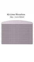 Set 50 pz Lime mezzaluna 120/240