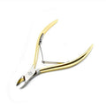 tronchesina in acciaio per cuticole gold