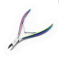 tronchesina in acciaio per cuticole rainbow