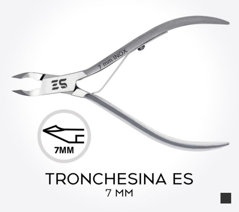 tronchesina per cuticole in acciaio taglio netto 7mm
