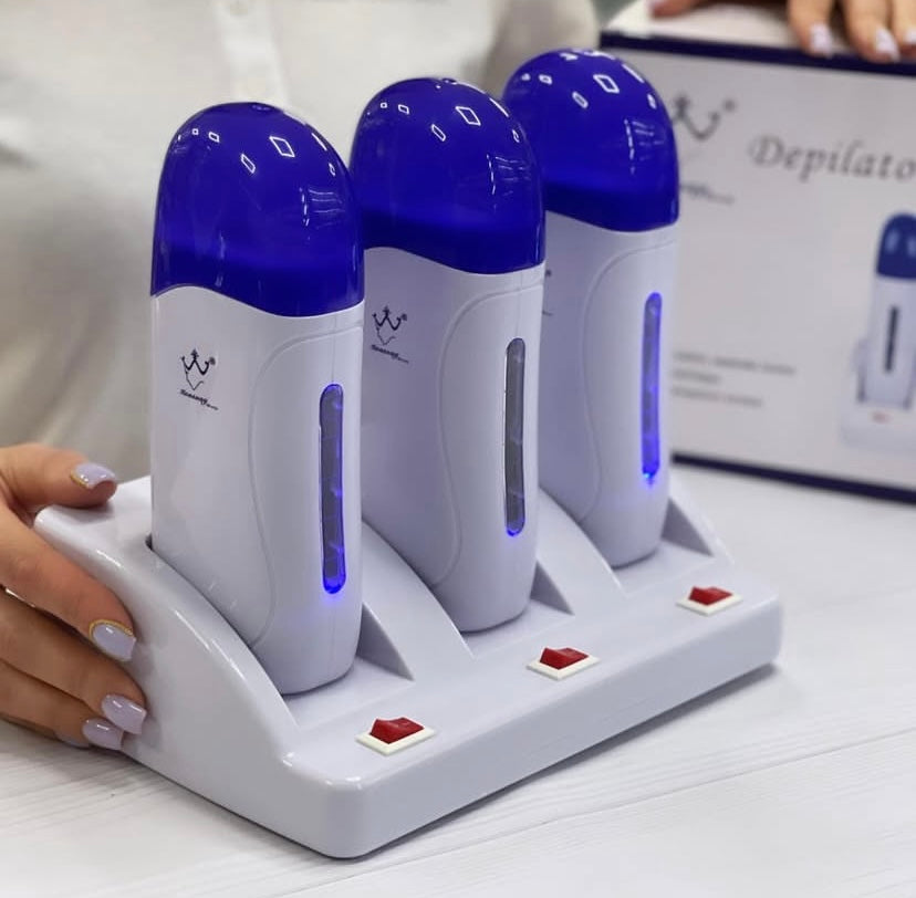 Scaldacera a 3 rulli