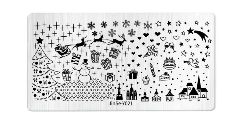 piastrina stamping natalizia (021)