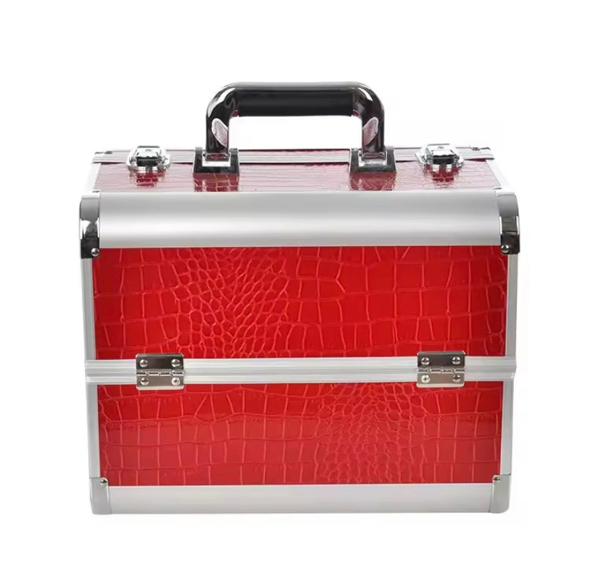 beauty porta gel e attrezzature rosso