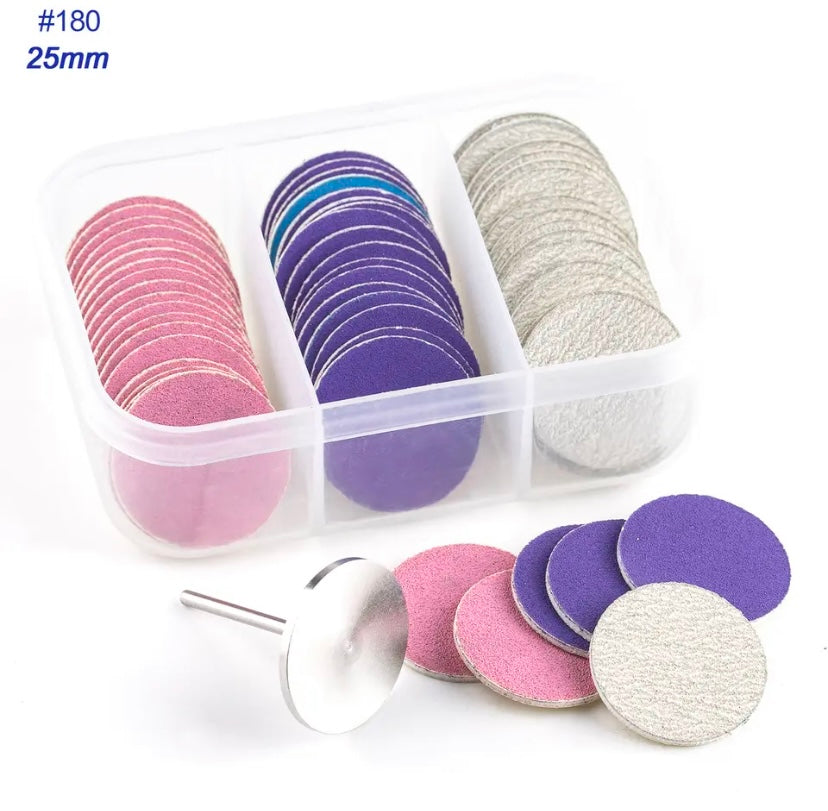 box da 60 dischetti pododisk mix 180#+punta pododisk