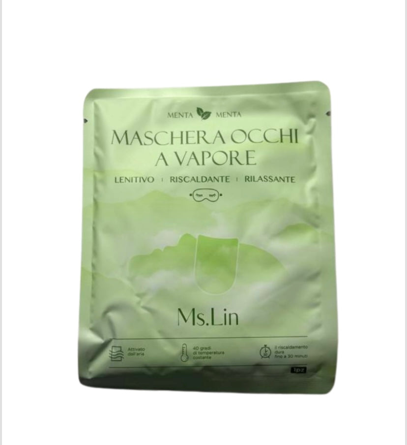 Cofanetto da 5 pz maschere occhi a vapore (in varie fragranze da scegliere)