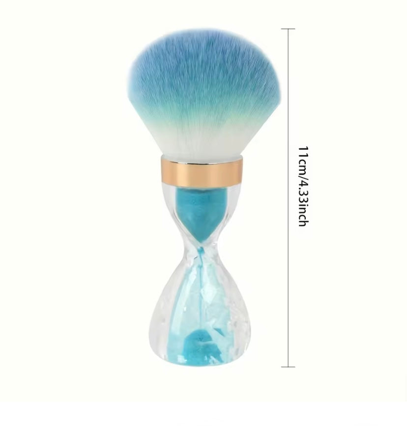 pennello clessidra per polveri di limatura (con custodia)