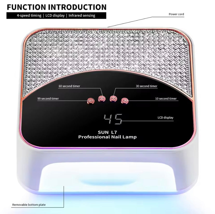 lampada led SUN L7 con strass 268 watt