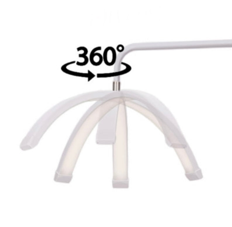 Lampada Da Pavimento Curva Moon Light