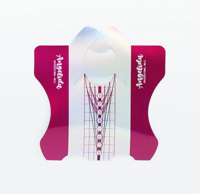 cartine nail Form alluminum fuxia da 500 pz