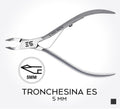 tronchesina per cuticole in acciaio taglio netto 5mm