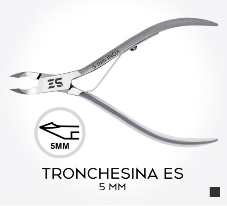 tronchesina per cuticole in acciaio taglio netto 5mm