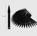 espositore tips ad anello stiletto nero - 40pz