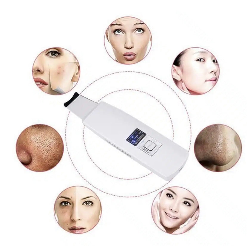 Spatola skin scrubber ad ultrasuoni doppia funzione